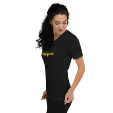 Load image into Gallery viewer, Unisex Short Sleeve V-Neck T-Shirt